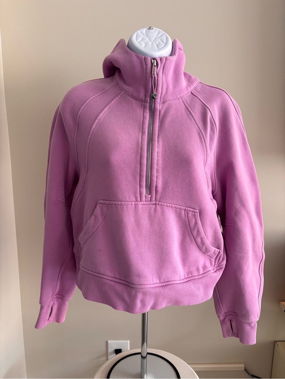 Lululemon Scuba Oversized Half-Zip Pullover - Velvet Dust - Picture 4 of 6